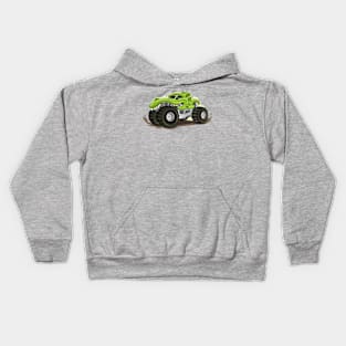 Truck Comic Artwork Kids Hoodie